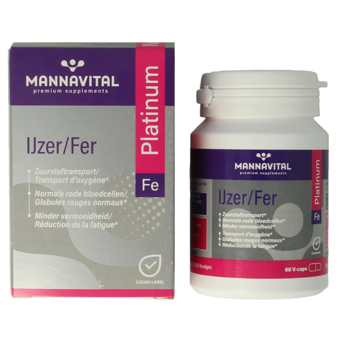 Mannavital IJzer platinum