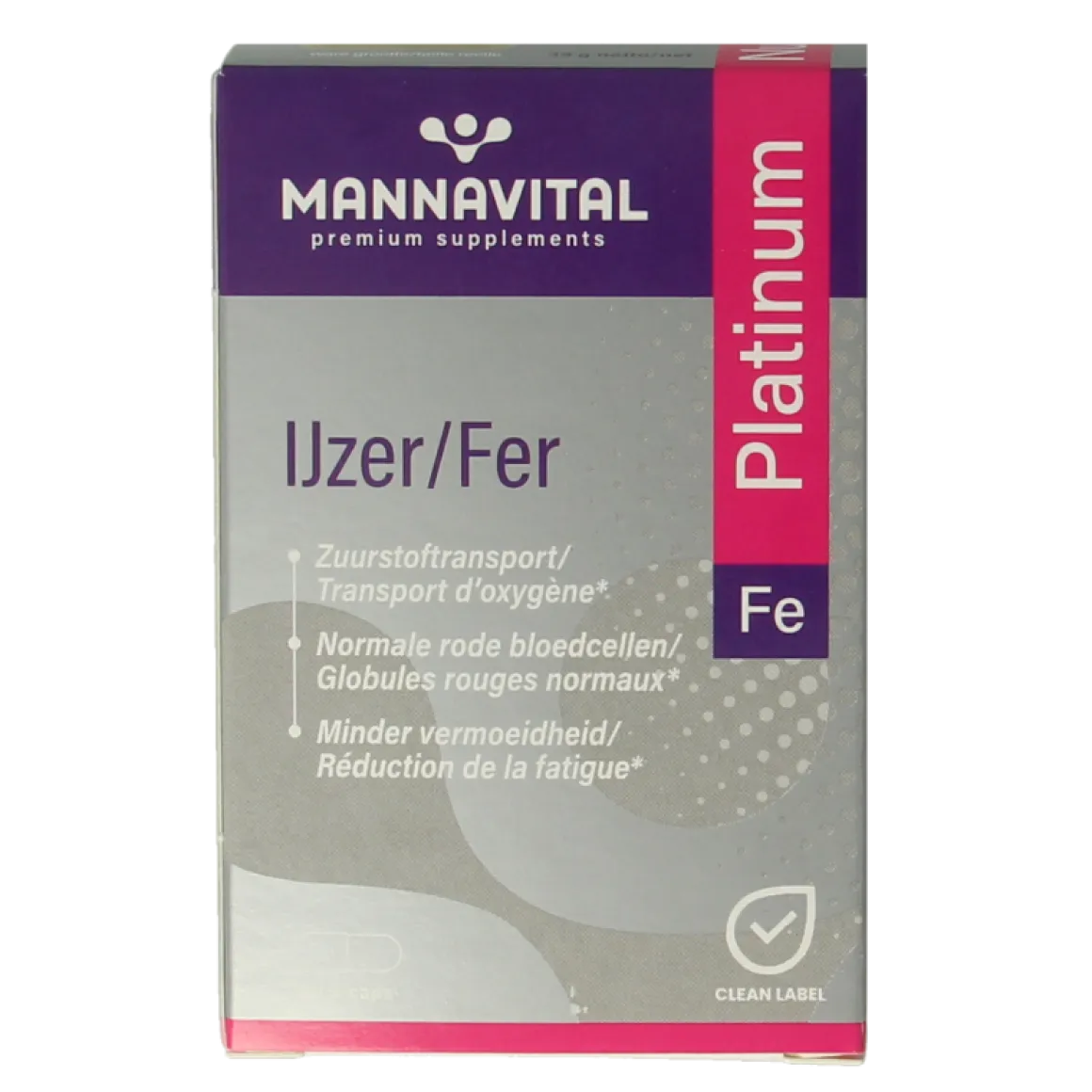 Mannavital IJzer platinum