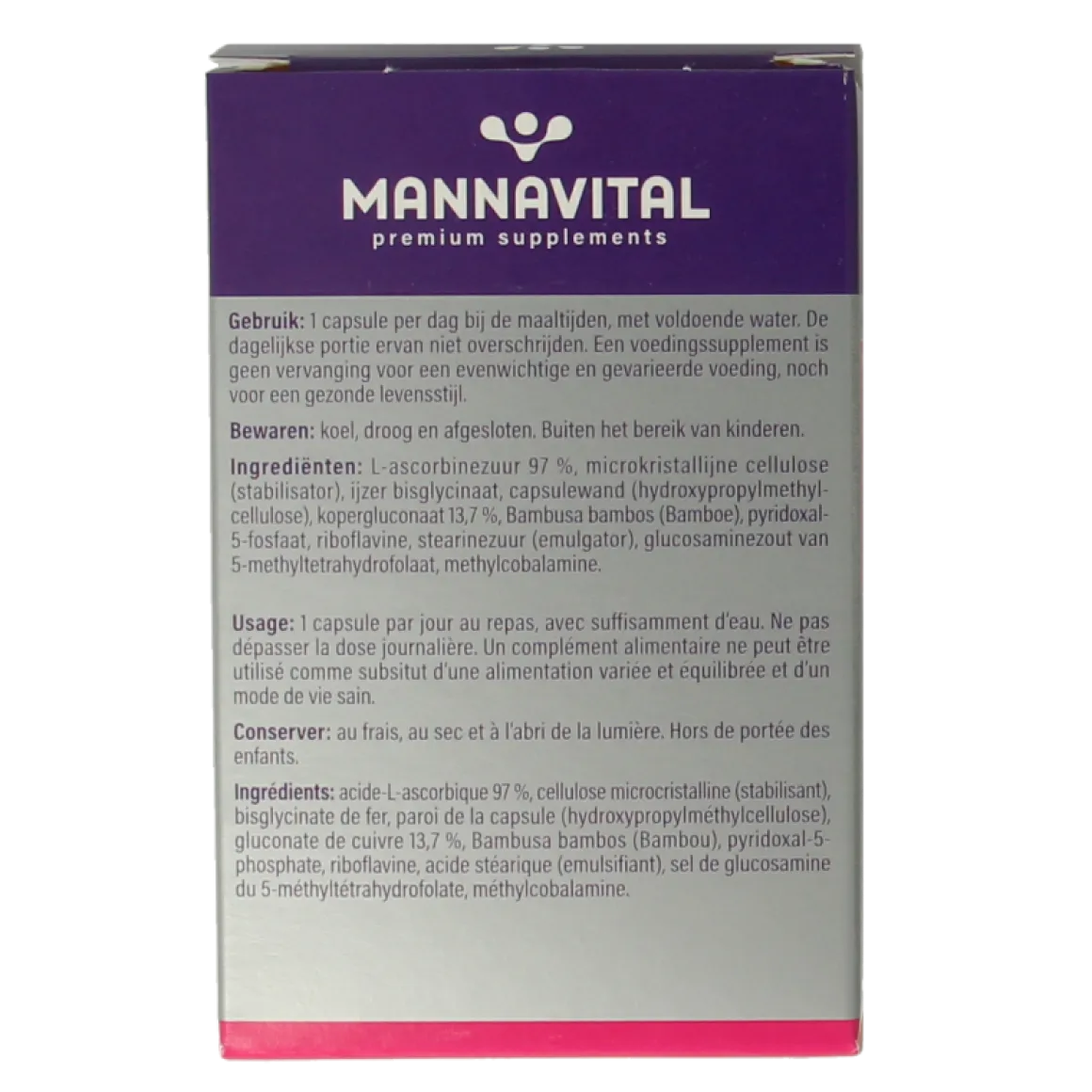 Mannavital IJzer platinum