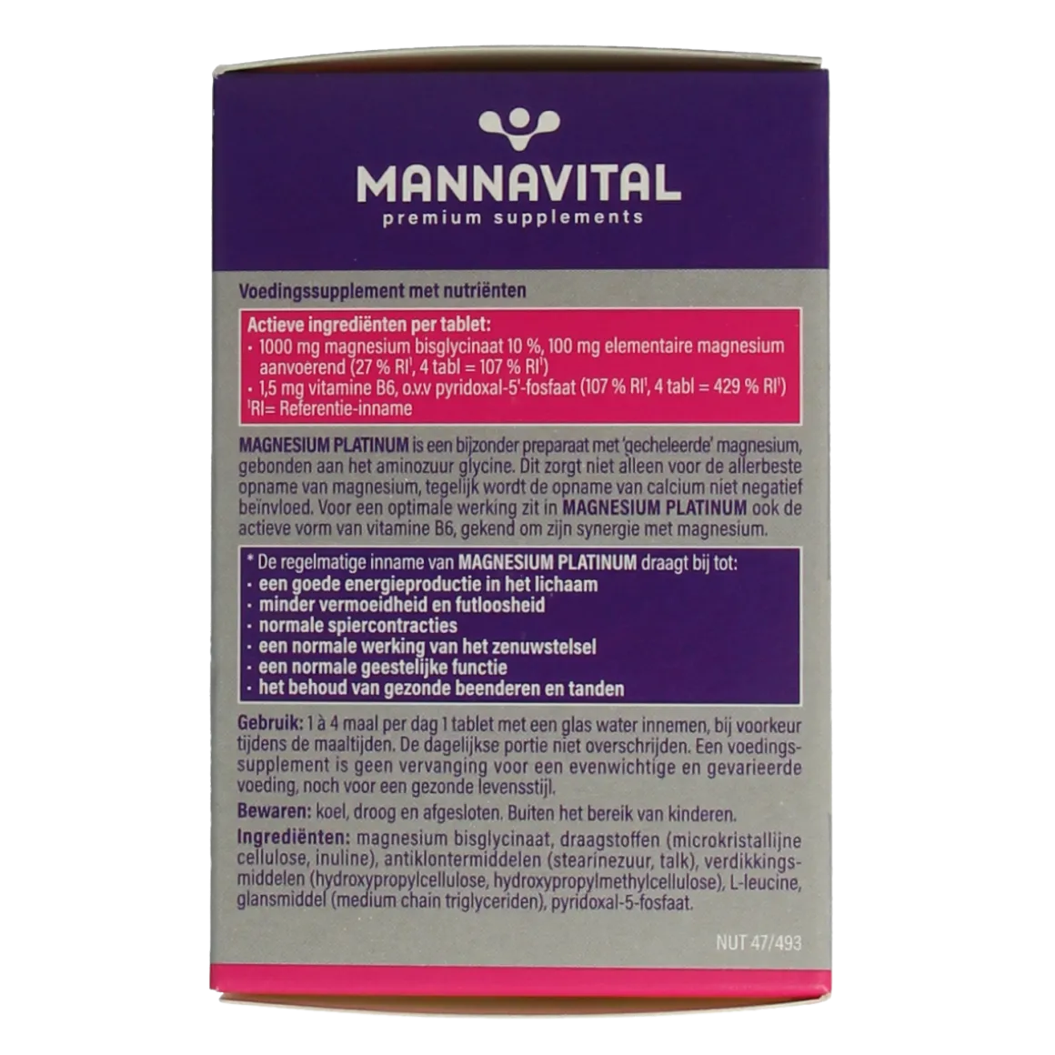 Mannavital Magnesium platinum