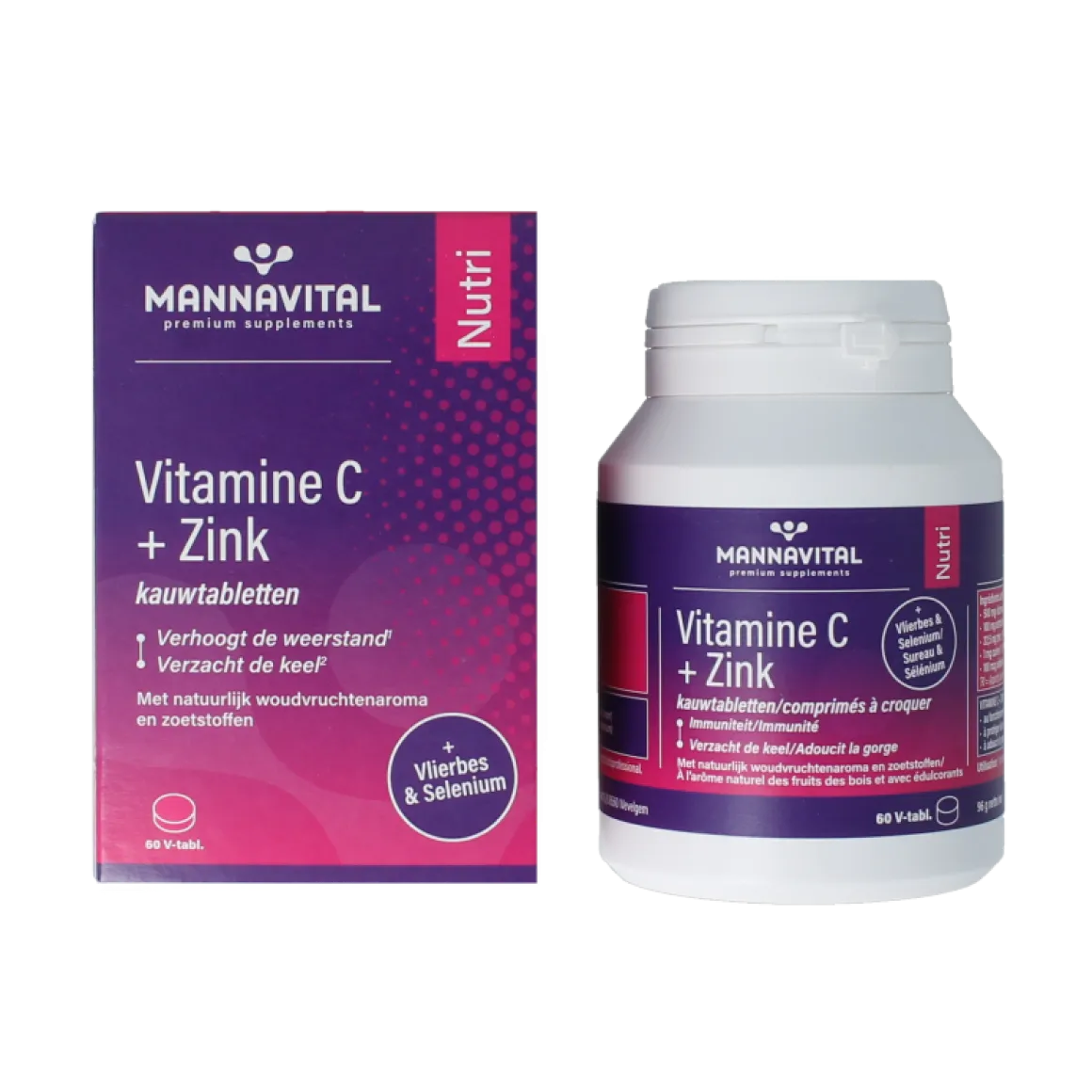 Mannavital Vitamine C plus zink