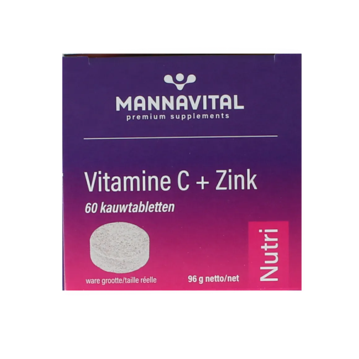 Mannavital Vitamine C plus zink
