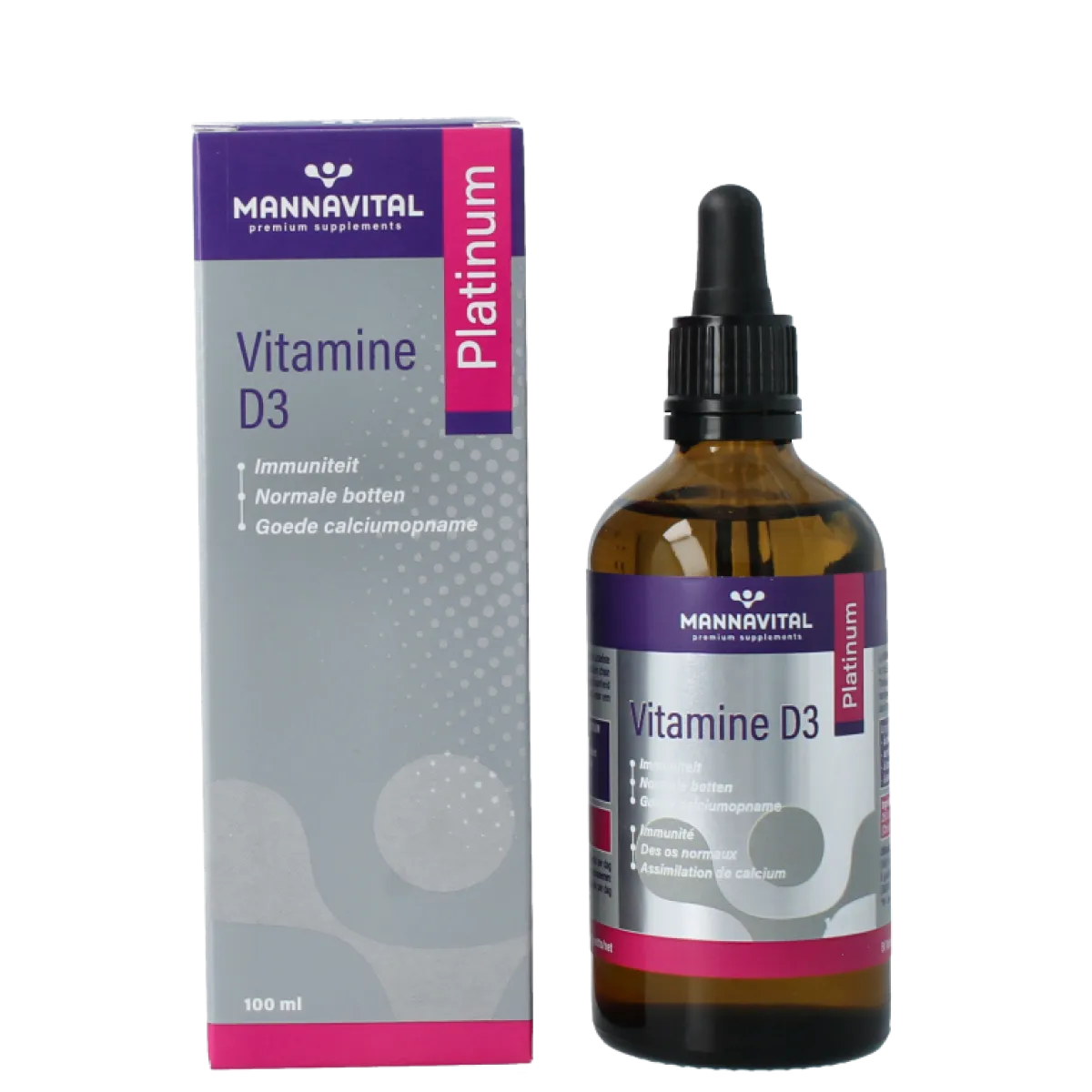 Mannavital Vitamine D3 platinum