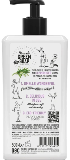 Marcel's Green Soap Handzeep lavendel & rozemarijn
