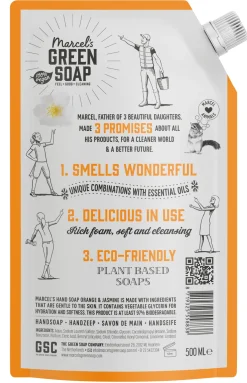 Clearance Marcel's Green Soap Handzeep sinaasappel & jasmijn navul