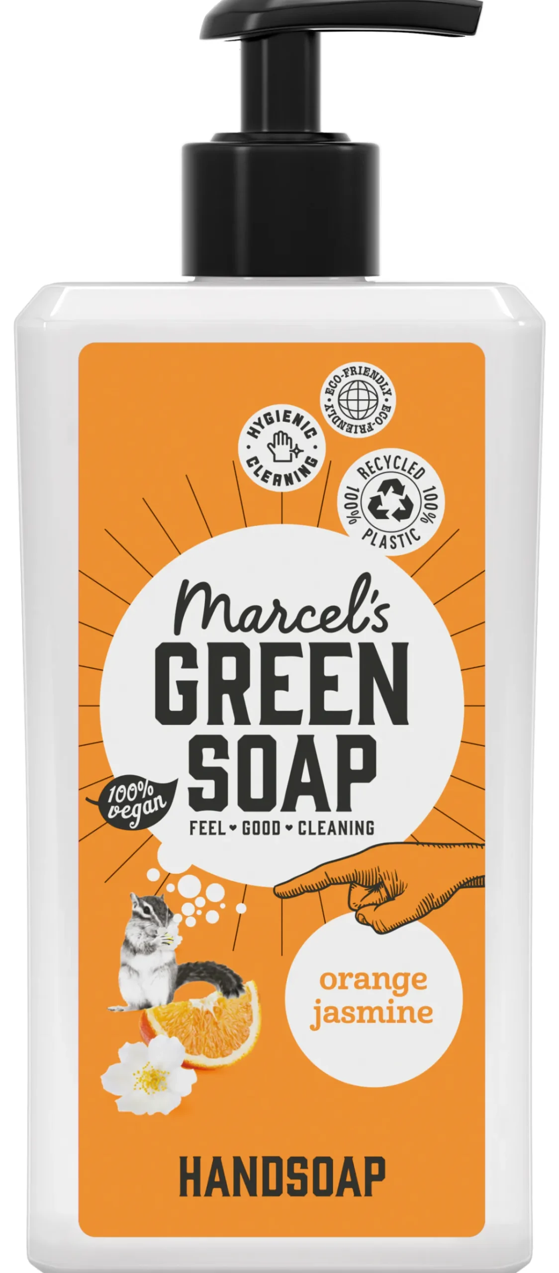Hot Marcel's Green Soap Handzeep sinaasappel & jasmijn