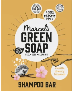 Best Marcel's Green Soap Shampoo bar vanille & kersenbloesem