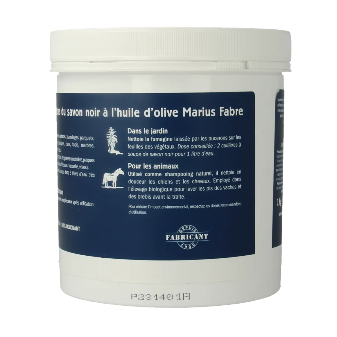 Marius Fabre Savon noir lavoir zwarte zeep pot