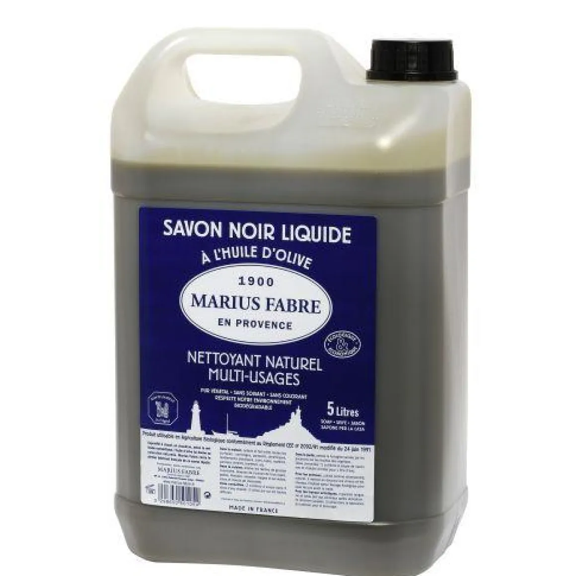 Marius Fabre Savon noir lavoir zwarte zeep jerrycan