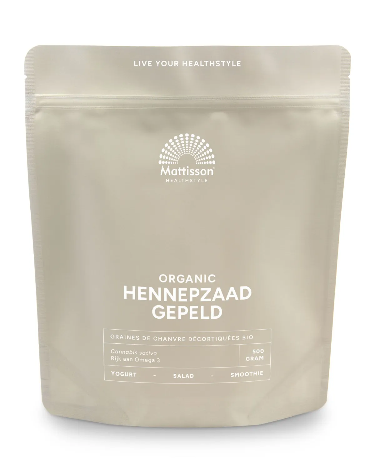 Clearance Mattisson Absolute hemp seeds hulled hennepzaad gepeld bio
