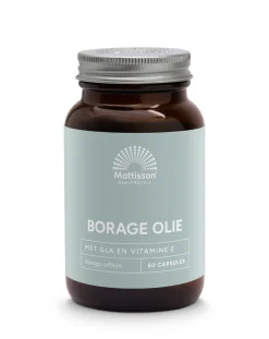 Mattisson Borage olie met vitamine E & GLA 1000mg