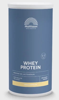 Mattisson Wei whey proteine concentraat vanille