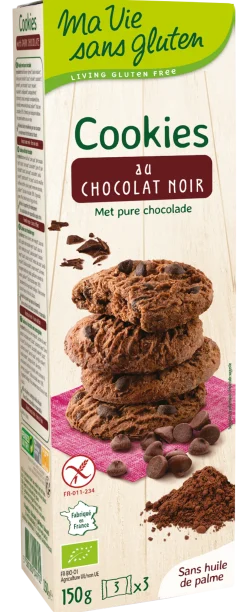 Ma Vie Sans Koekjes met pure chocolade glutenvrij bio