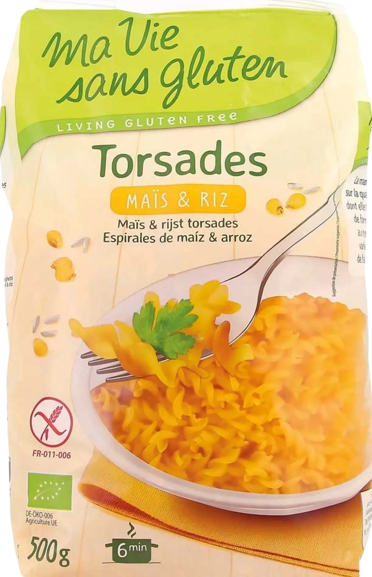Outlet Ma Vie Sans Rijst/mais spirelli glutenvrij bio