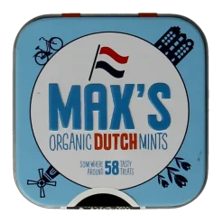 Max mints Dutch blikje vierkant bio
