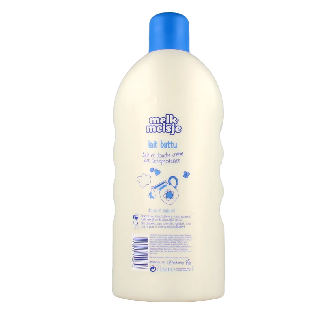 Melkmeisje Bad en douche karnemelk