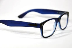 Melleson Eyewear Leesbril wayfarer mat blauw +2.50