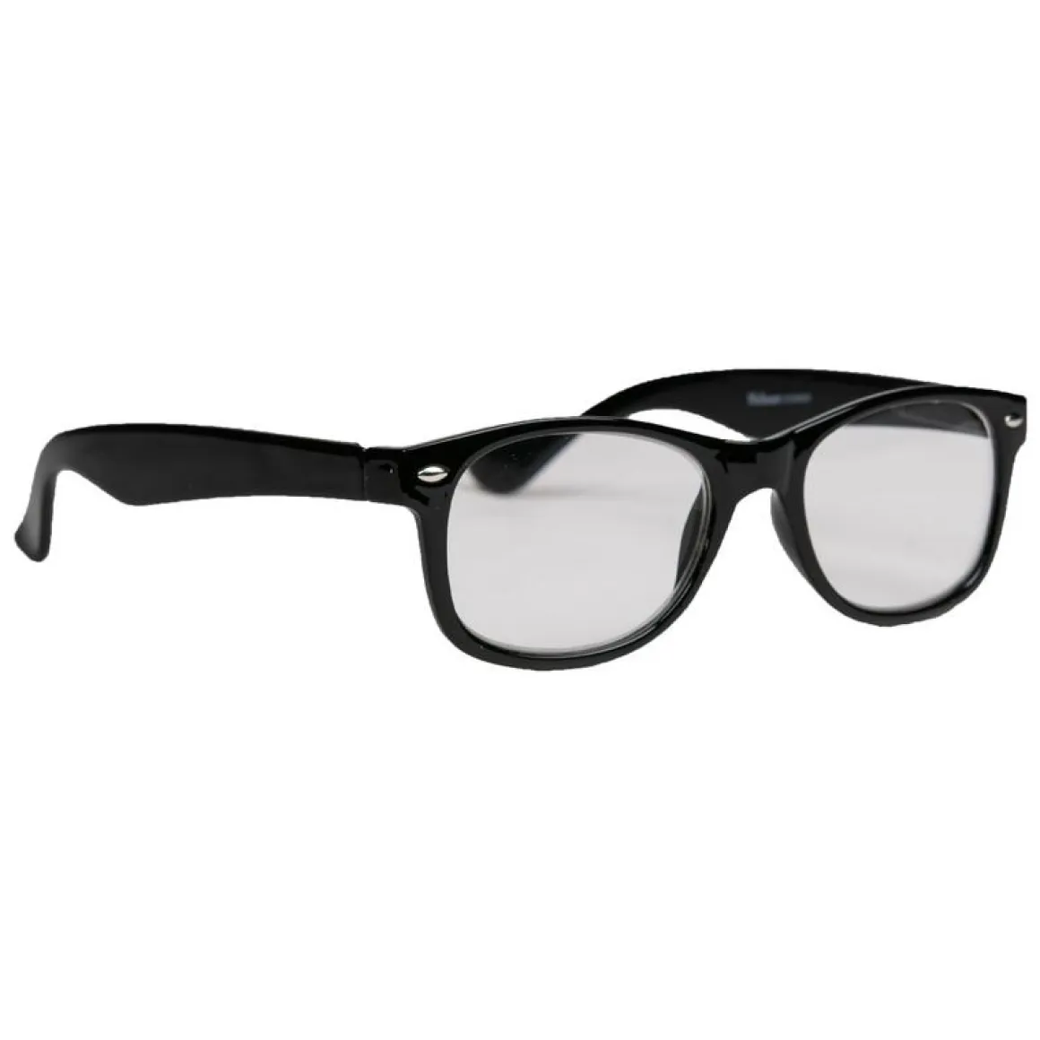 Melleson Eyewear Leesbril wayfarer glans zwart +2.00