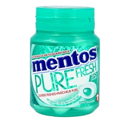 Mentos Gum pure wintergreen pot