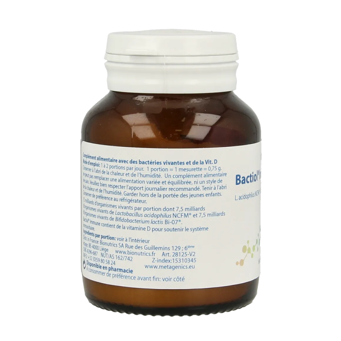 Metagenics Bactiol immune 66 porties