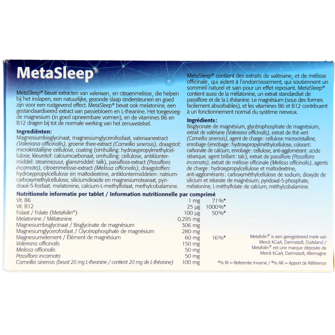 Metagenics Metasleep