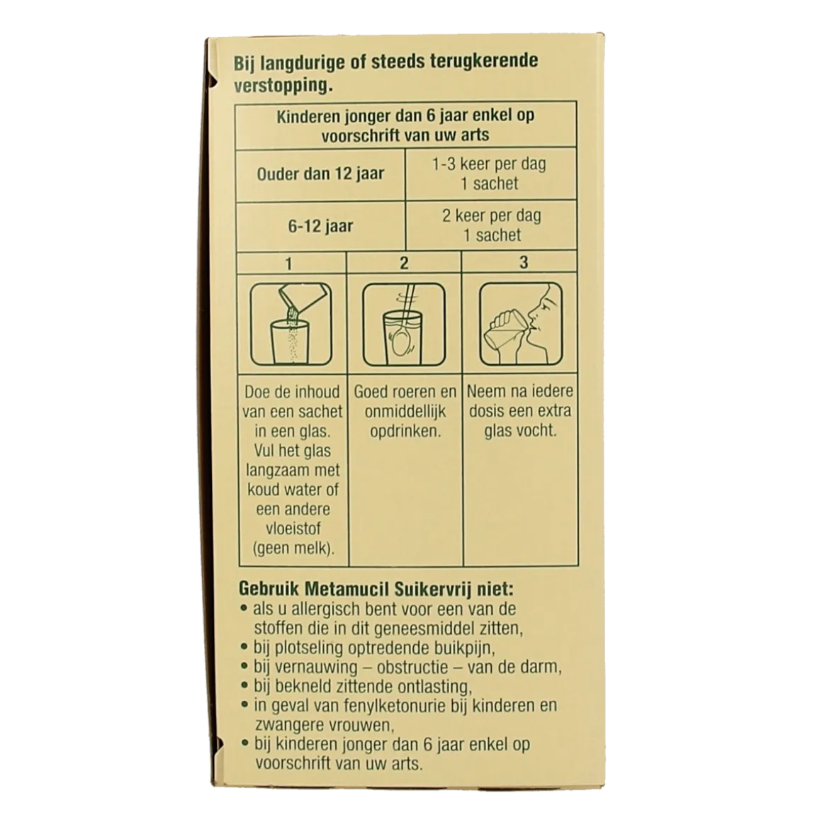 Metamucil Metamucil orange suikervrij