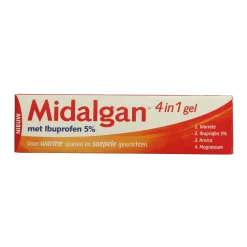 Hot Midalgan 4 in 1 gel + 5% ibuprofen