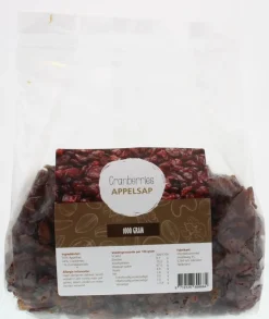 Sale MijnNatuurwinkel Cranberries gezoet met appeldiksap
