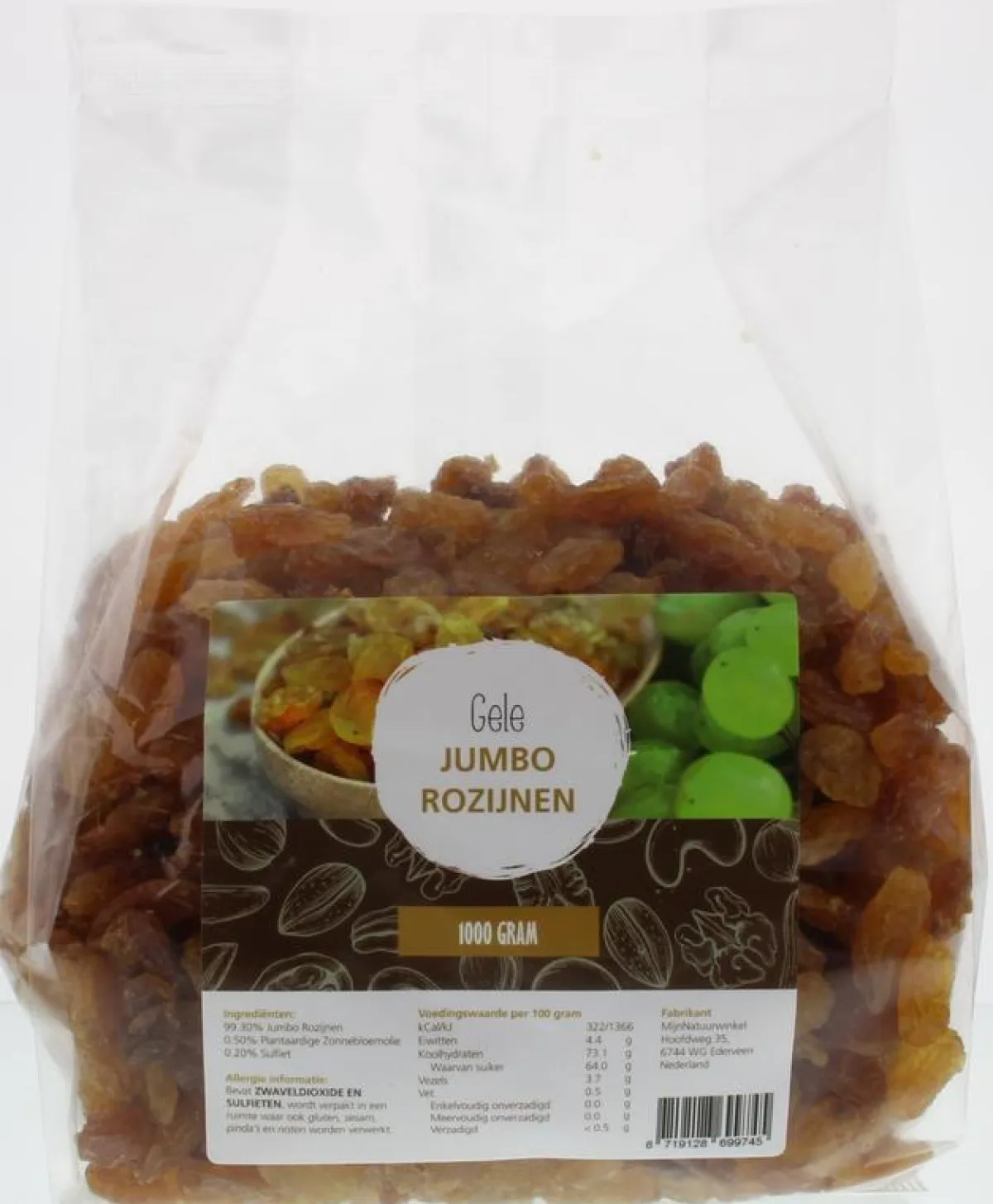 MijnNatuurwinkel Gele jumbo rozijnen