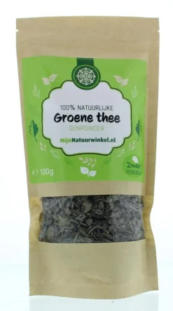 Hot MijnNatuurwinkel Groene thee gunpowder
