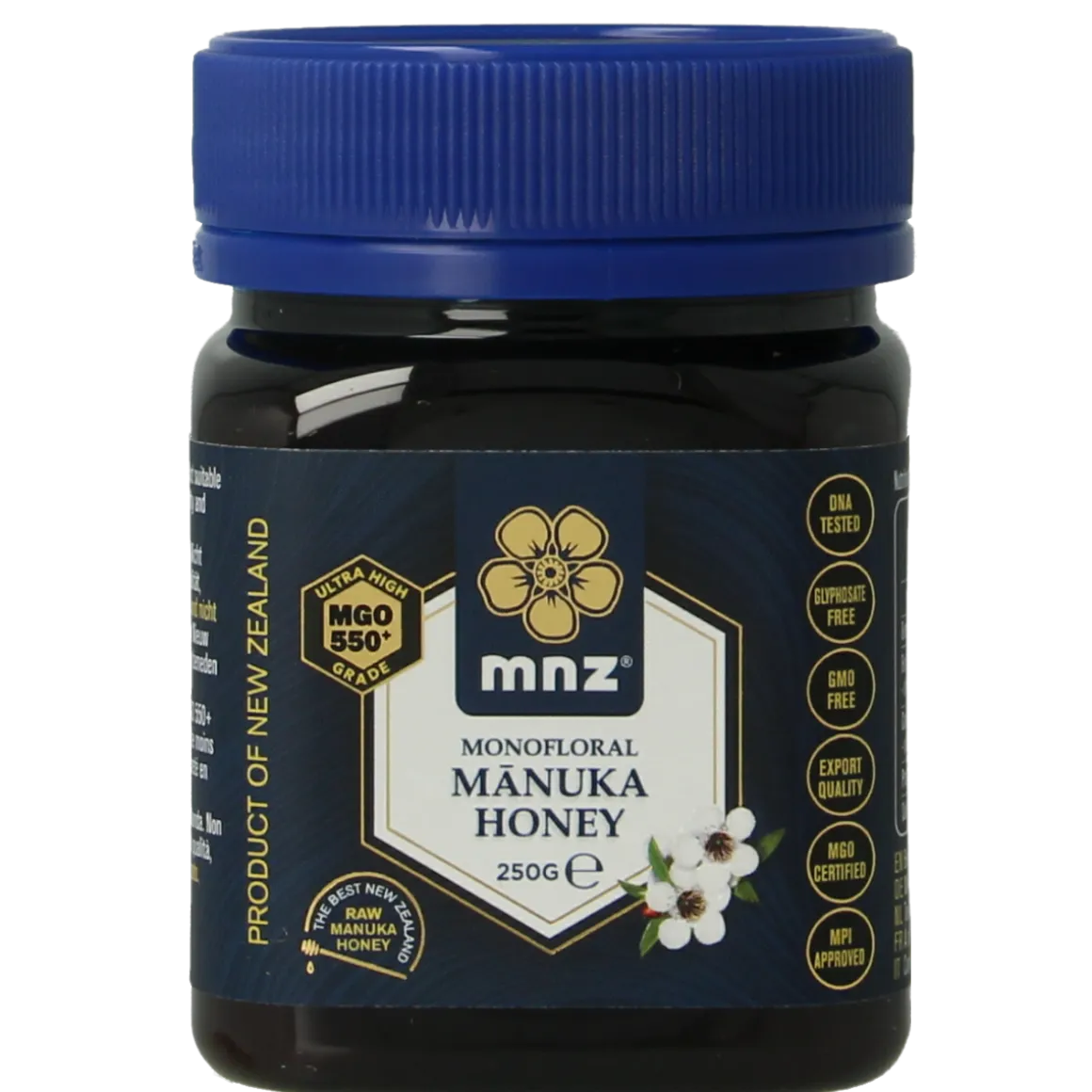 MNZ (Manuka New Zealand) Manuka Honing MGO 550+
