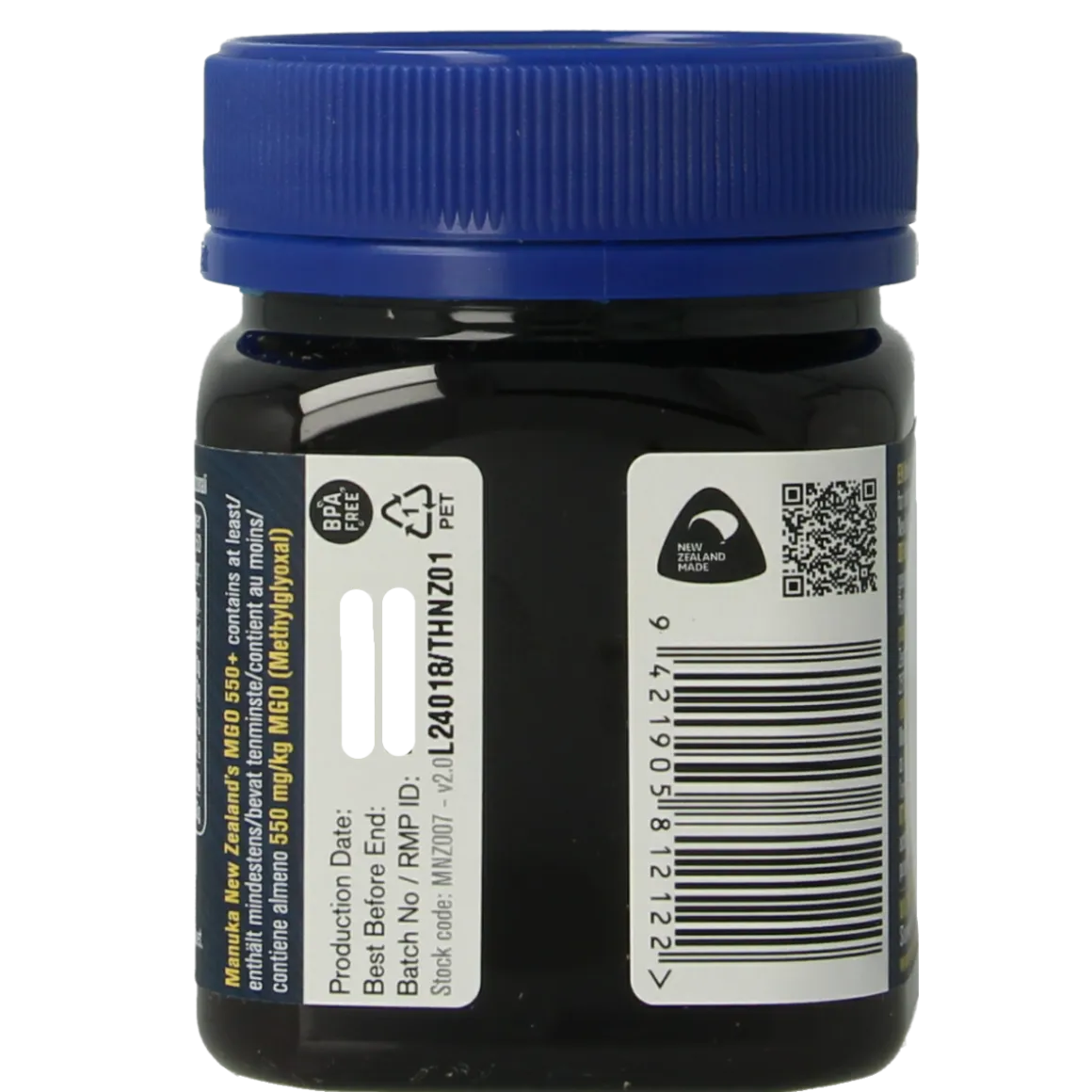 MNZ (Manuka New Zealand) Manuka Honing MGO 550+