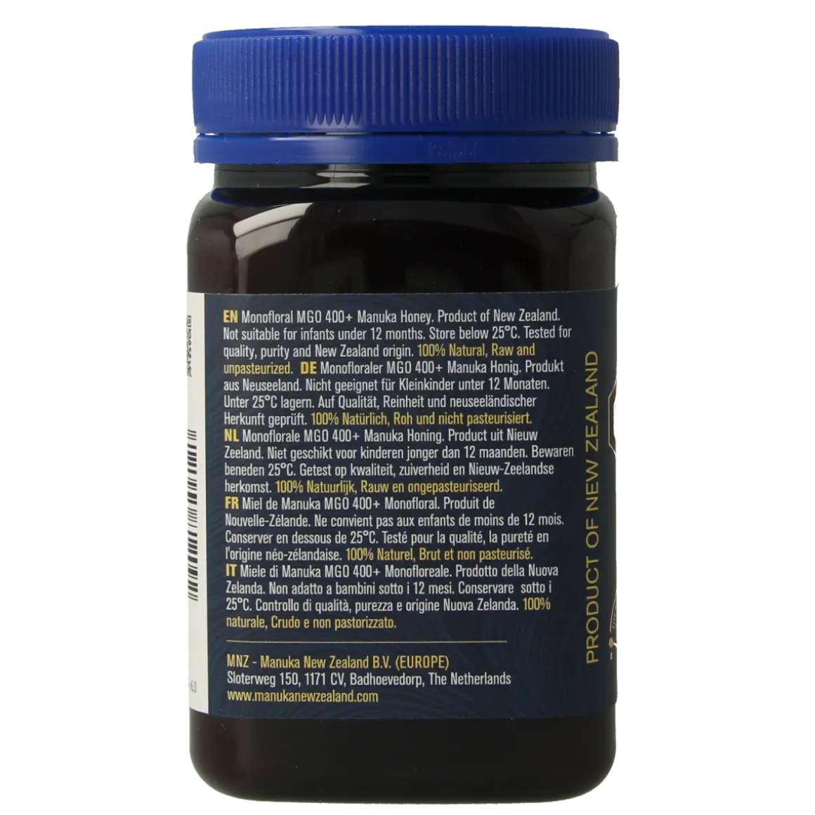 MNZ (Manuka New Zealand) Manuka Honing MGO 400+