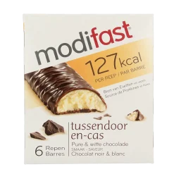 Sale Modifast Proteine shape bar dark and white chocolate 6x31g