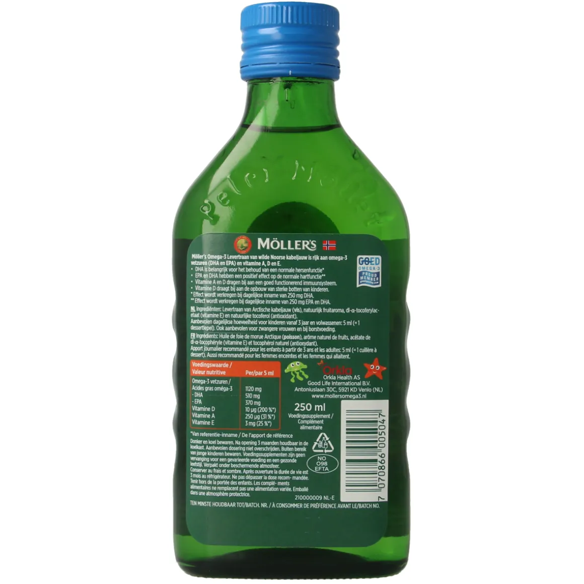 Mollers Omega-3 levertraan tutti frutti