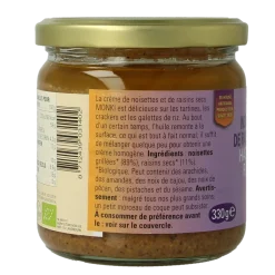 Monki Hazelnoten-rozijnenpasta eko bio