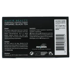 Mr. Jones Black beauty zwarte thee bio