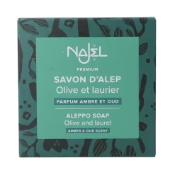 New Najel Aleppo Aleppo zeep amber oud aroma aan koord