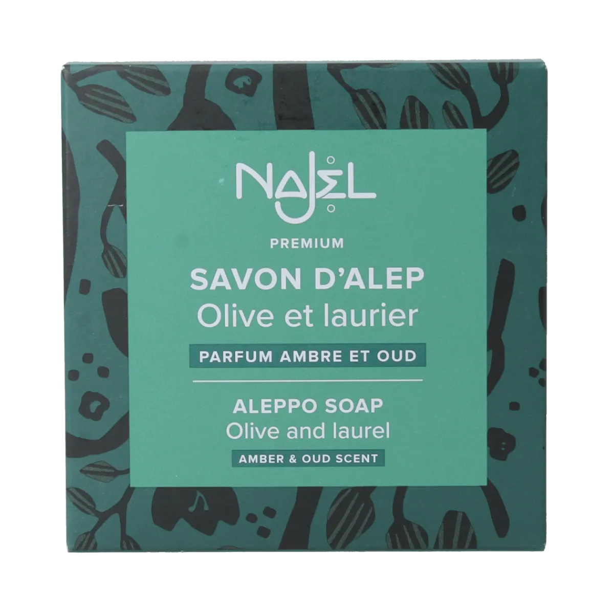 New Najel Aleppo Aleppo zeep amber oud aroma aan koord