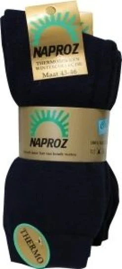Outlet Naproz Thermo sokken blauw maat 43-46