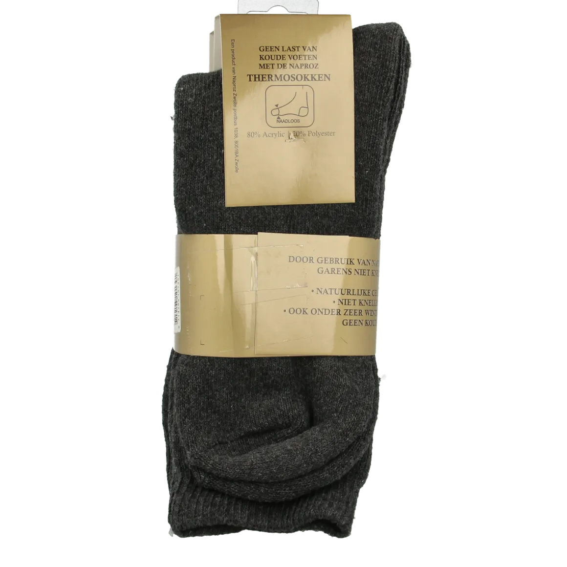 Naproz Thermo sokken grijs maat 39-42