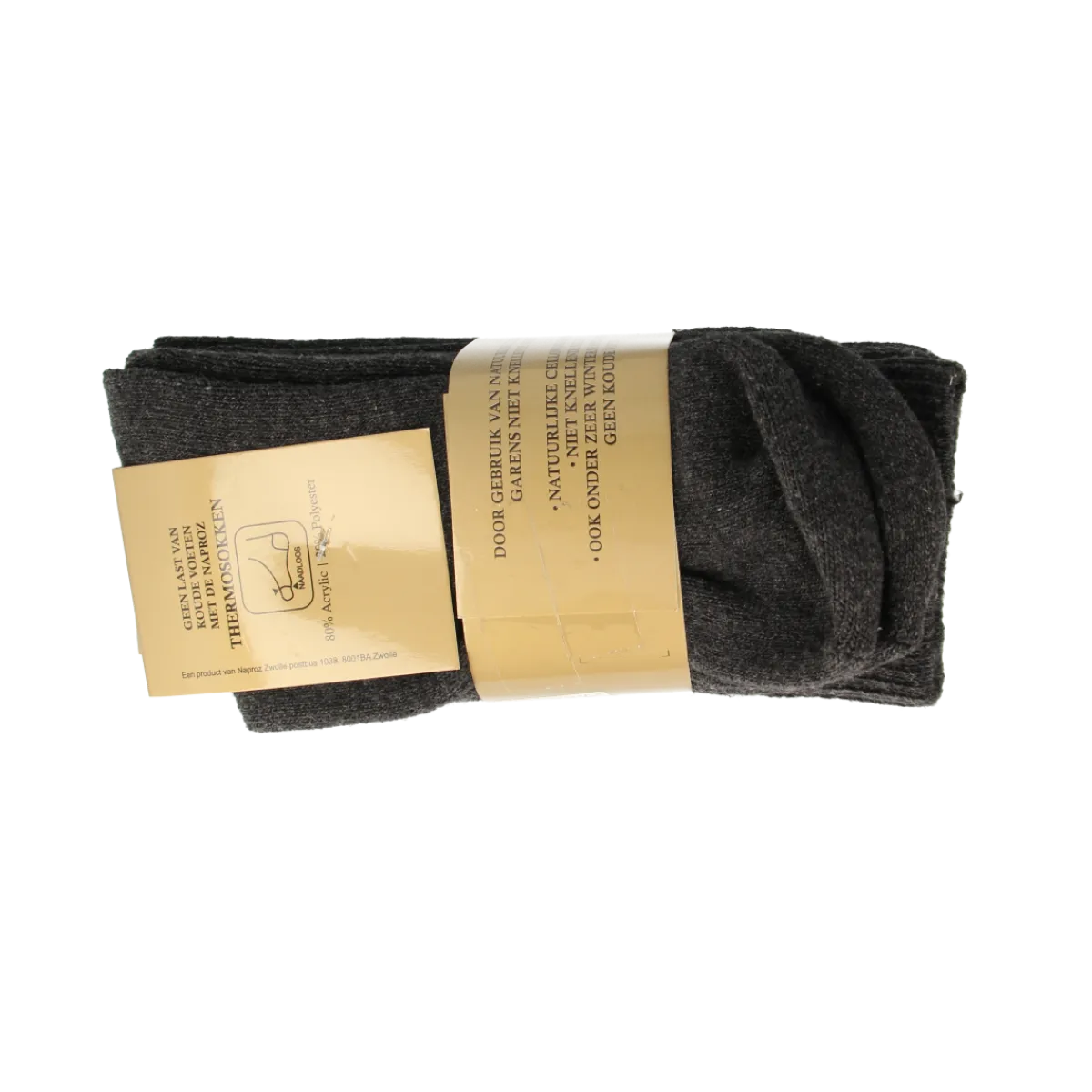 Outlet Naproz Thermo sokken grijs maat 35-38