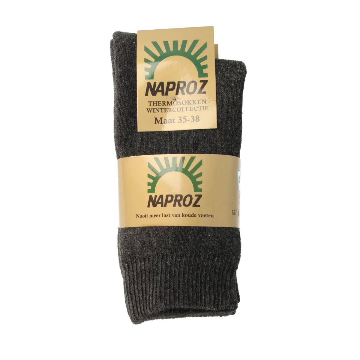 Outlet Naproz Thermo sokken grijs maat 35-38