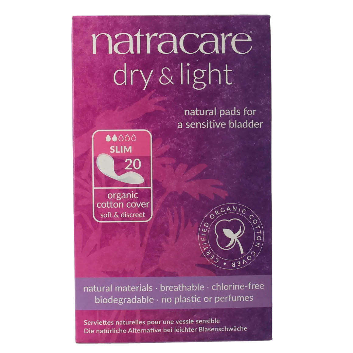 Natracare Dry & light pads