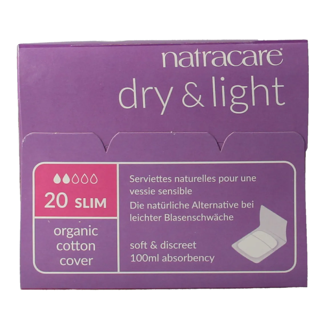 Natracare Dry & light pads