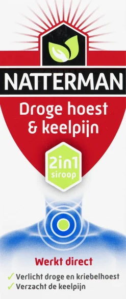 Clearance Natterman Droge hoest & keelpijn