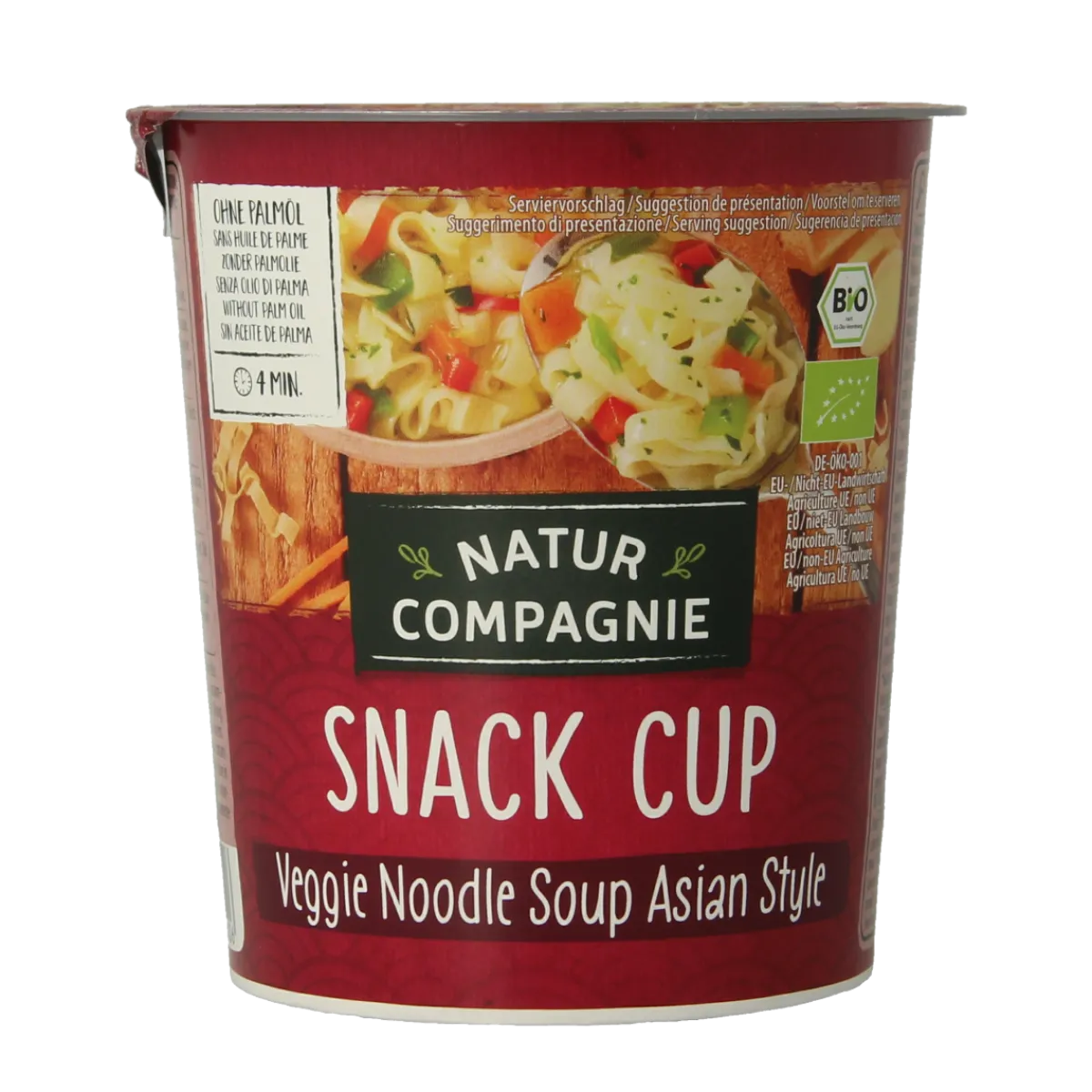 Best Natur Compagnie Cupnoodles Asia vegetable bio