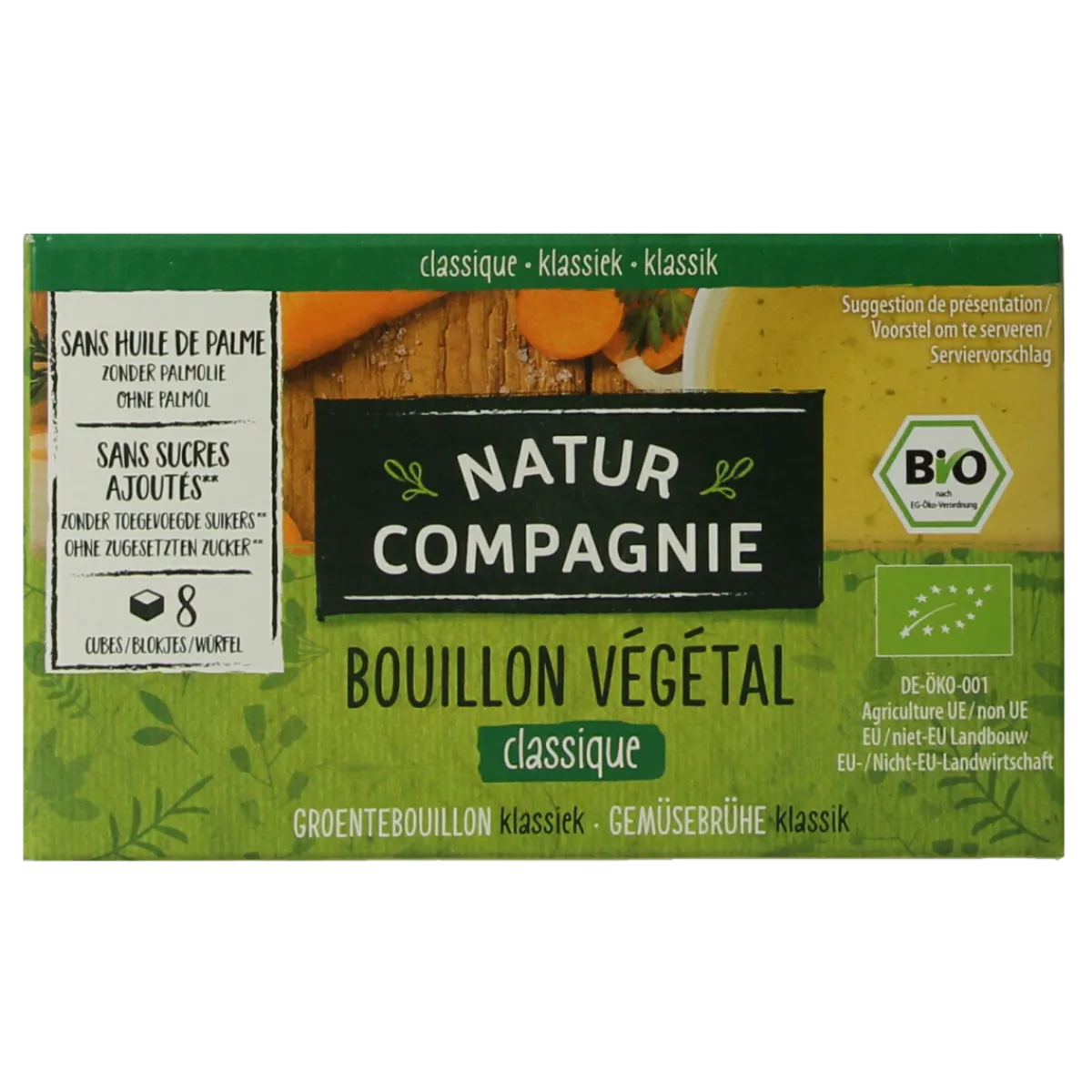 Clearance Natur Compagnie Groentebouillonblokjes met zout bio