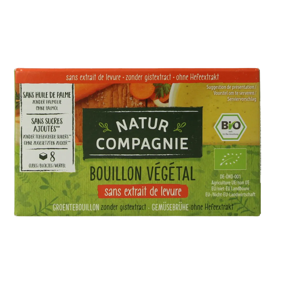 Natur Compagnie Groentebouillon zonder gist bio