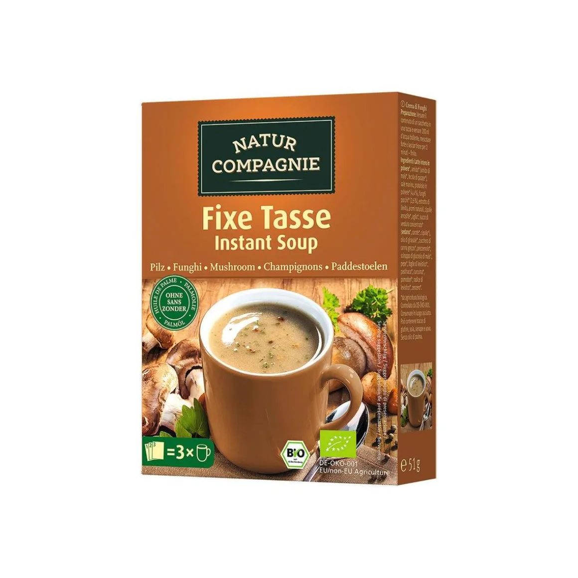 Natur Compagnie Snack soup champignons bio